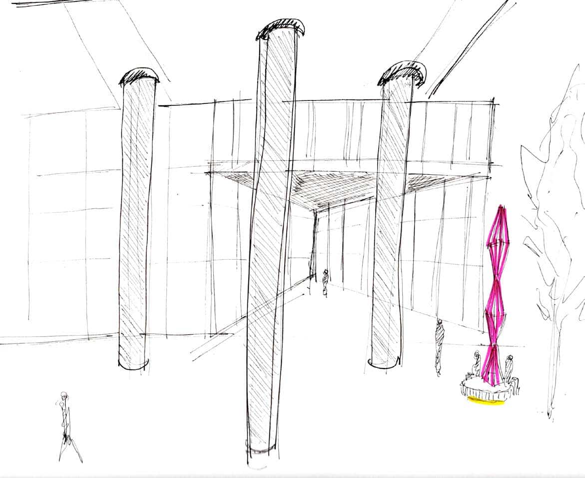 sketch for Leaving a Mark by Bamidele Awoyemi, Farouk Agoro & Livia Wang (bafalw) with Red Collective