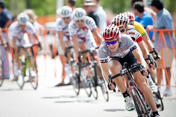 Phil Jajicek (Fly V Australia) spends time on the front reeling in the break.