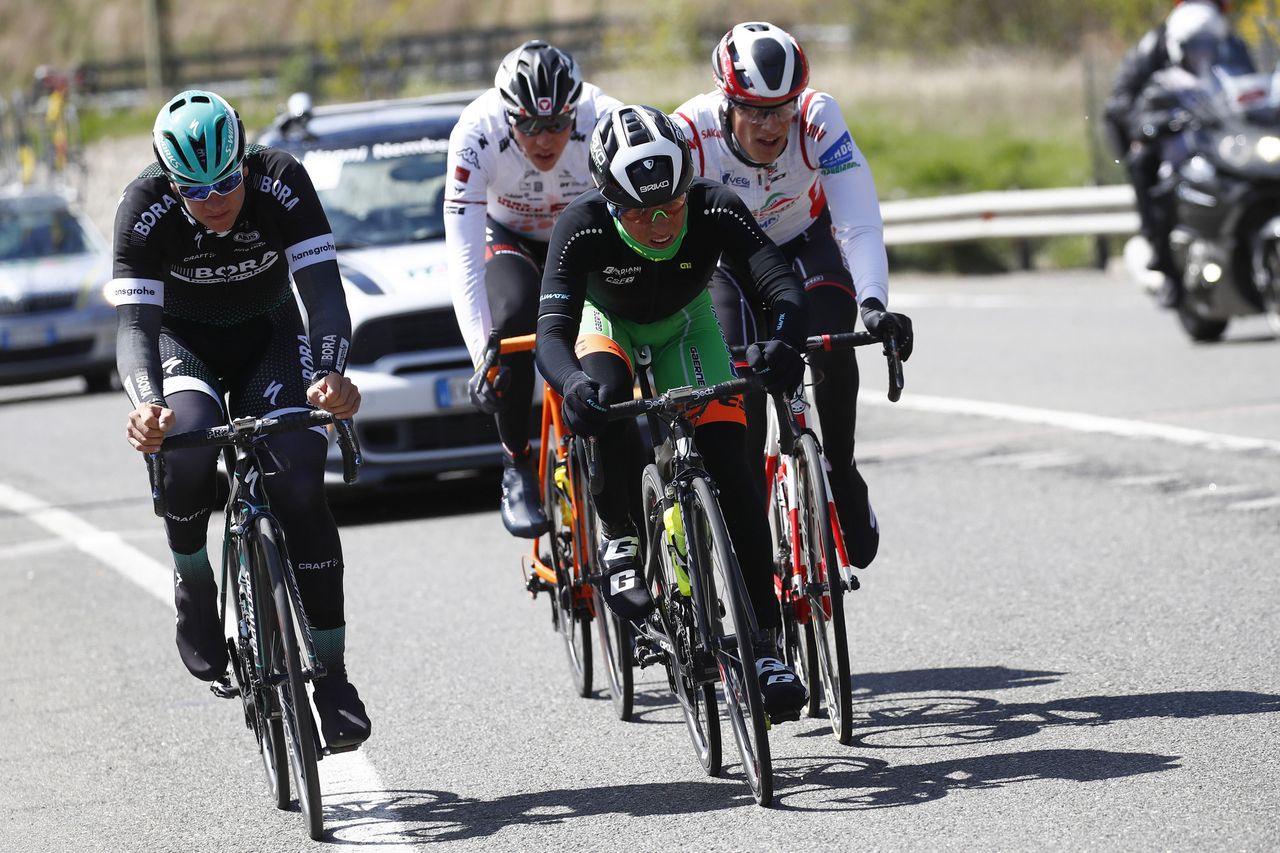 The breakaway on Stage 2 of Tour of the Alps
