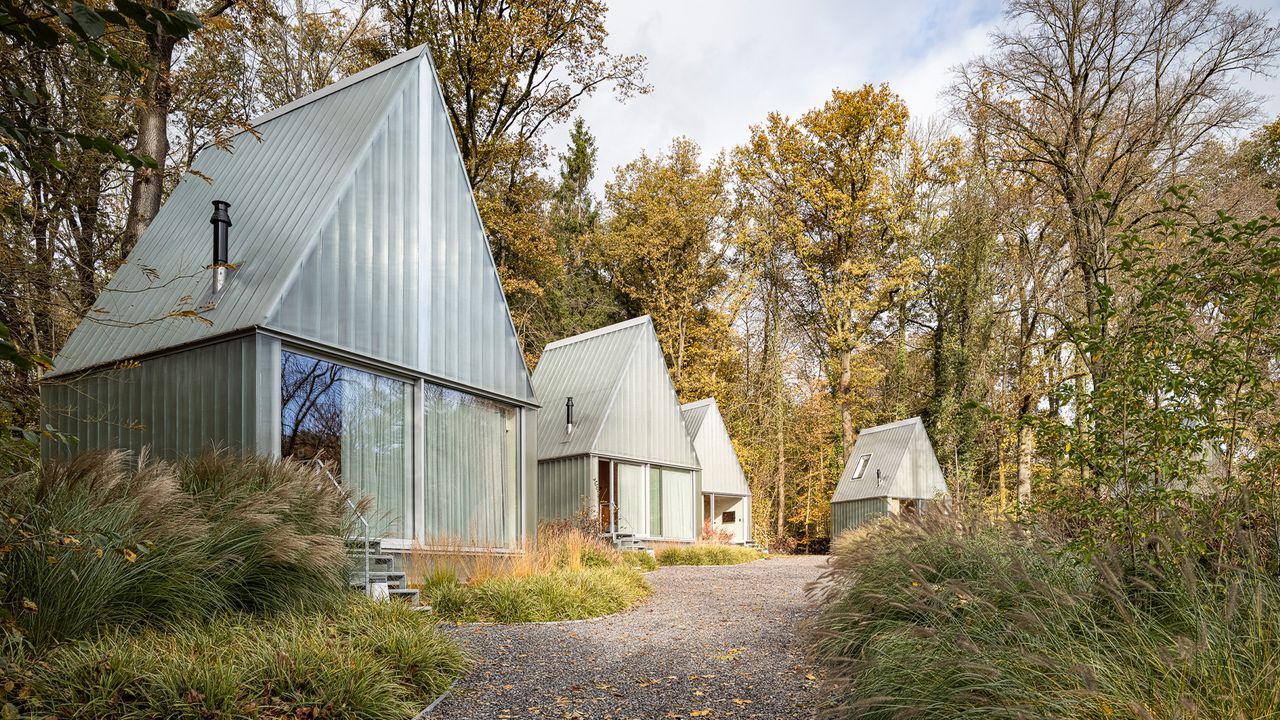 Lodges amid lush greenery