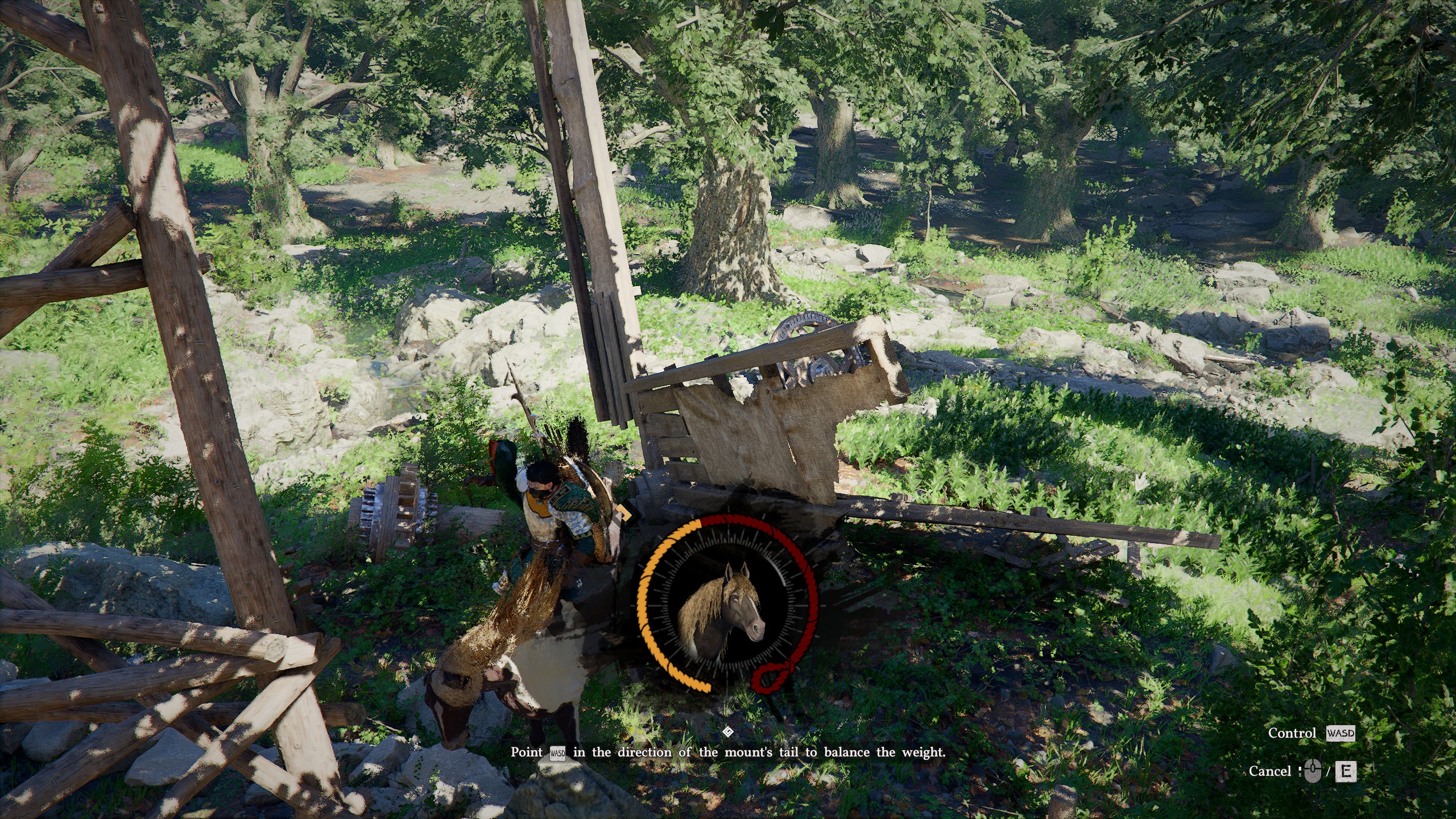 Crimson Desert horse taming