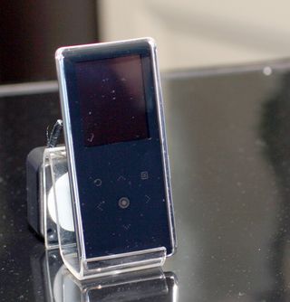 The Samsung K3 resembles an Apple iPod Nano and has similar specs. It comes in 2, 4 and 8GB capacities.
