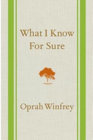 what I know for sure oprah winfrey book cover