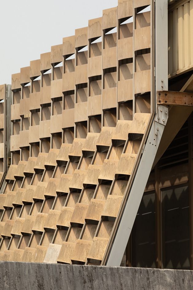 exterior detail of Trade Fair Complex Lagos