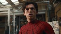 Unmasked Peter Parker looking worried in Spider-Man: Brand New Day