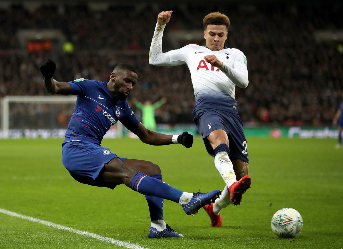 Tottenham Hotspur v Chelsea – Carabao Cup – Semi Final – First Leg – Wembley Stadium