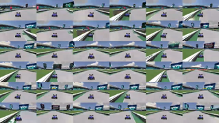 A composition of many trackmania screenshots