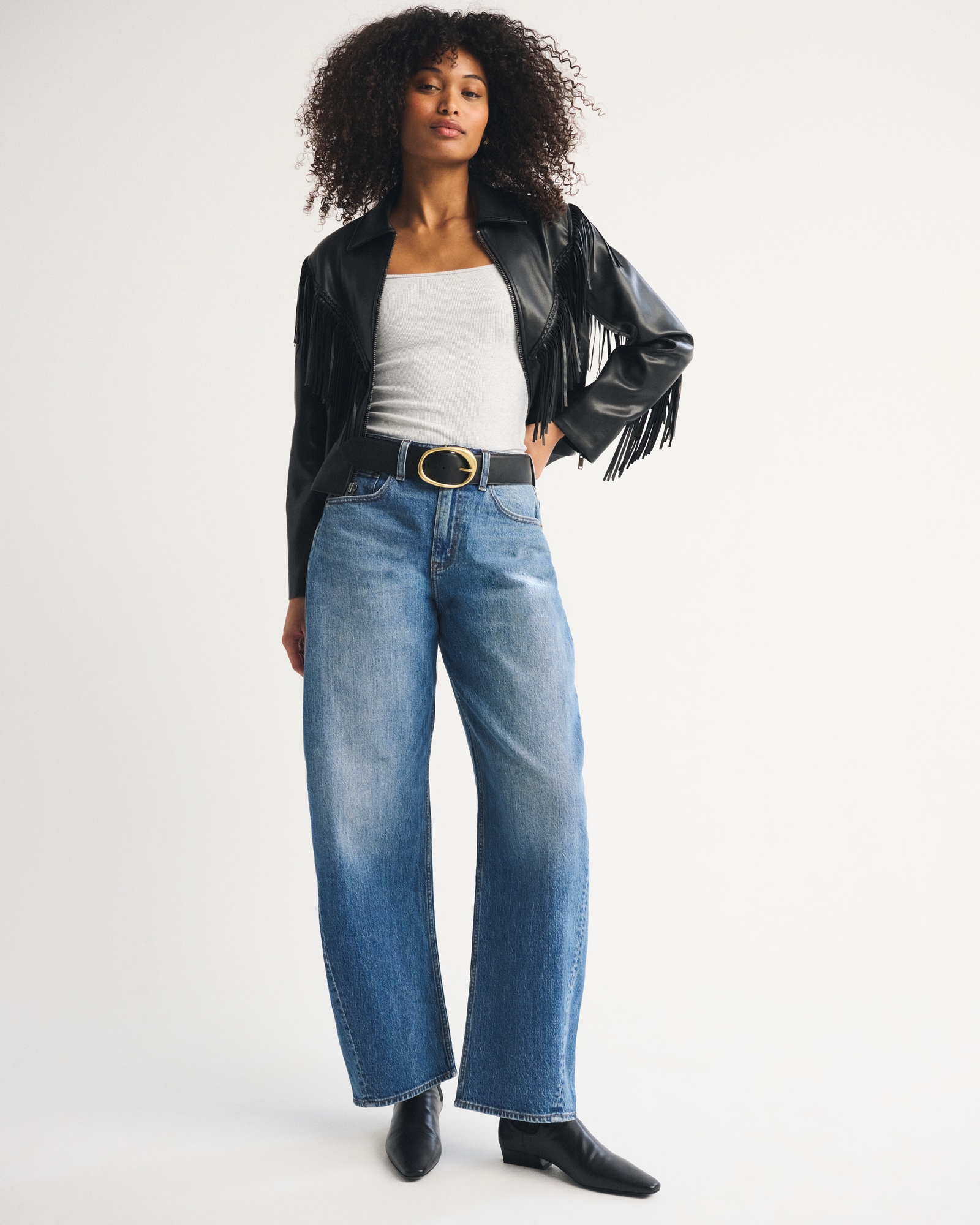 Curve Love High Rise Barrel Jean