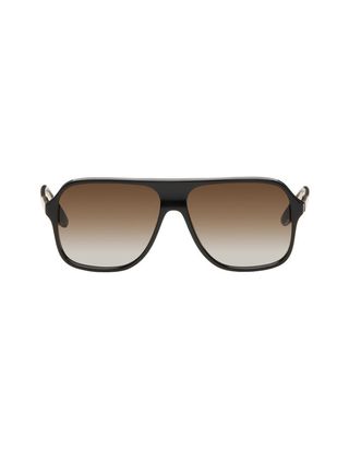 Black Aviator Sunglasses