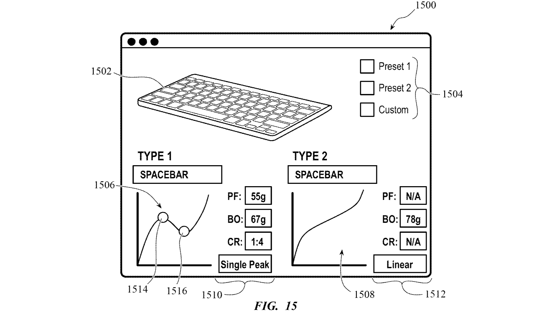 Apple keyboard patent