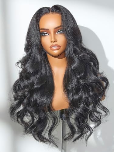 Luvme Hair All-Day Comfort&amp;trade; Loose Body Wave 5x5 Lace Front Wigs Human Hair Glueless Wigs Human Hair Pre Plucked Pre Cut Long Black Wig Lace Closure Wigs Frontal Wigs Human Hair