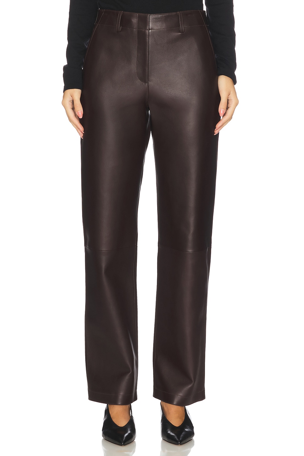 Straight Classic Leather Pant