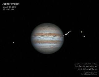 Jupiter Fireball of March 17, 2016