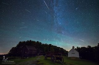 2015 Perseid Meteors Over New Hampshire