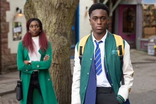 DeMarcus and Viv in Hollyoaks