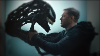 Tom Hardy as Eddie and Venom in Venom: The Last Dance