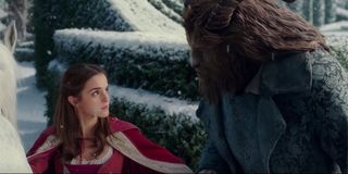 belle meets the beast in beauty and the beast