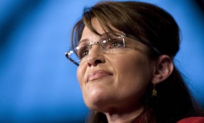 Palin campaigns in Iowa before the 2008 elections.