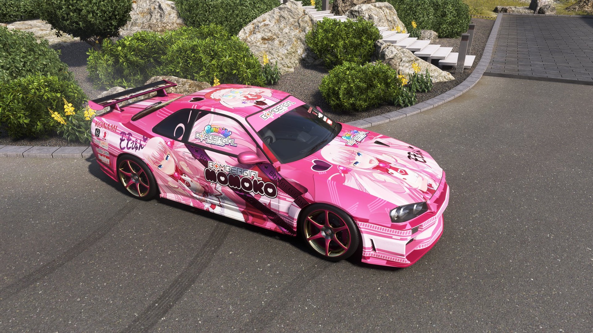 Forza Horizon livery with anime stylings