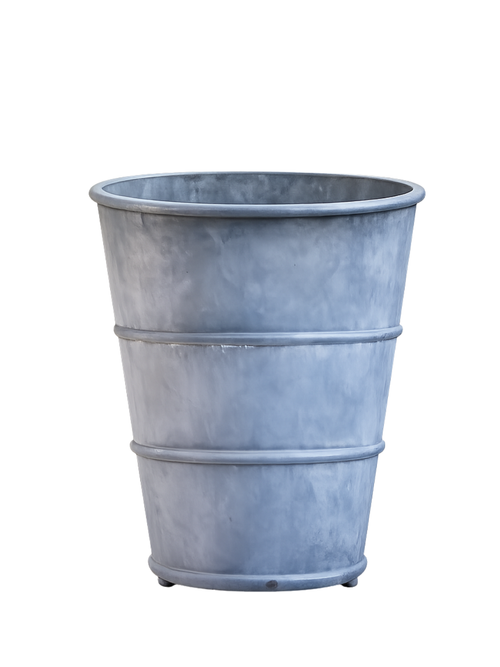 Classic Hoop Zinc Metal Planter