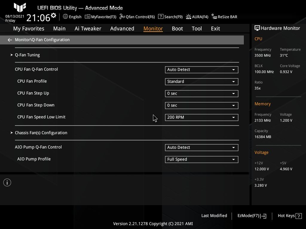Asus TUF Gaming Z590-Plus WIFI