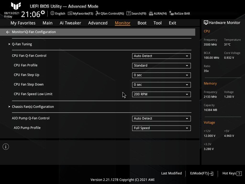 Asus TUF Gaming Z590-Plus WIFI