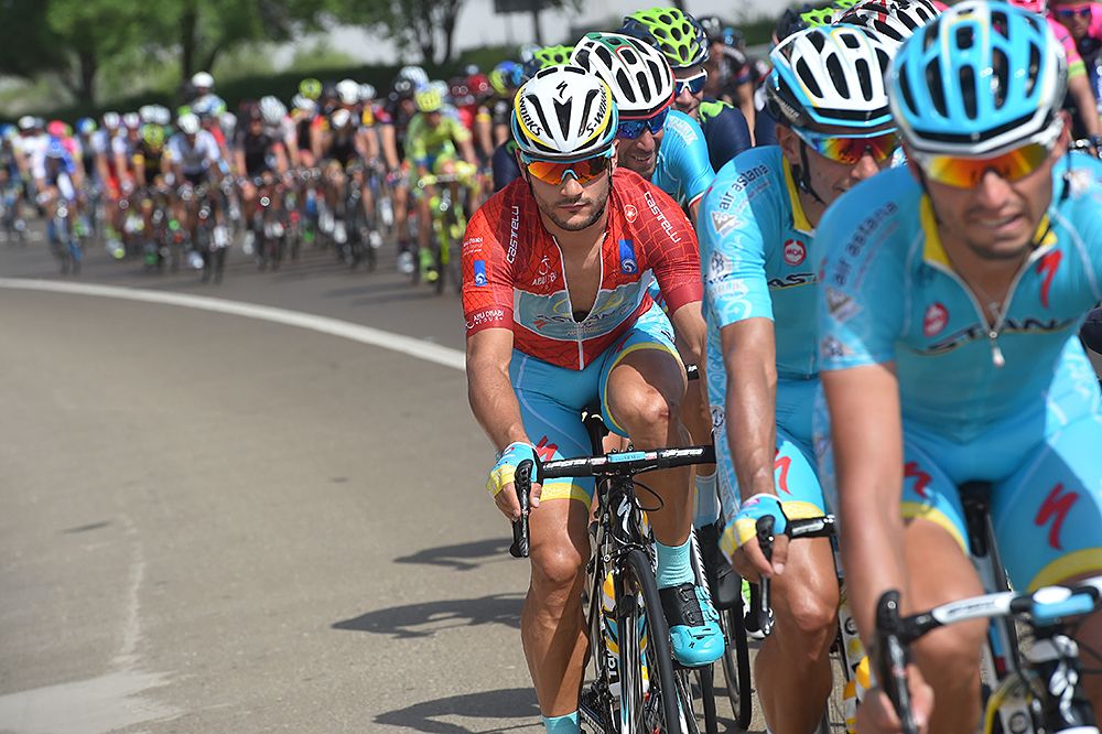 Previous race leader Andrea Guardini (Astana)