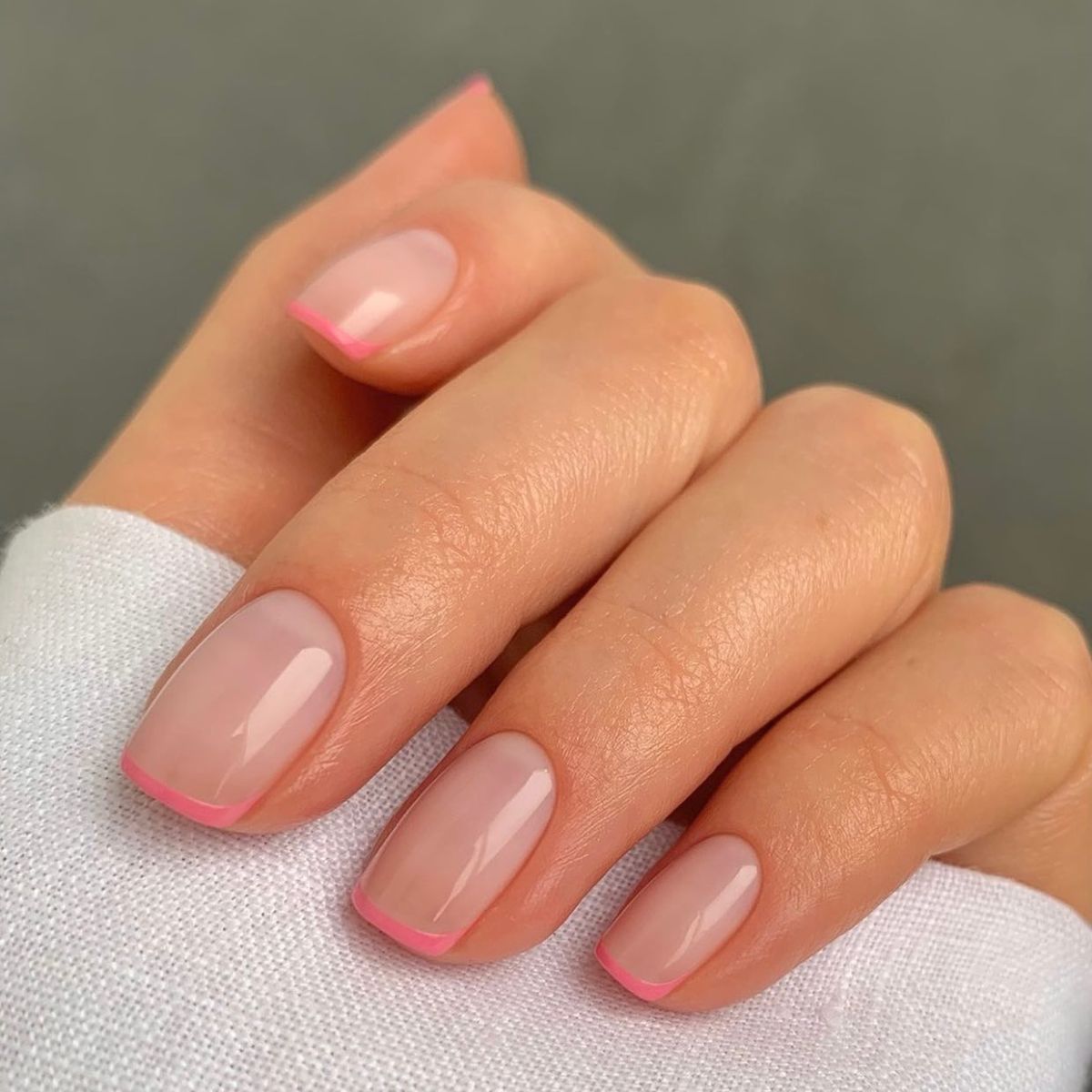 I've Never Been Drawn to Valentine's Day Nails, But These Chic French Tip Designs Have Me Sold