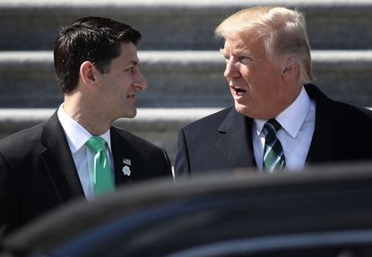 President Trump and Paul Ryan