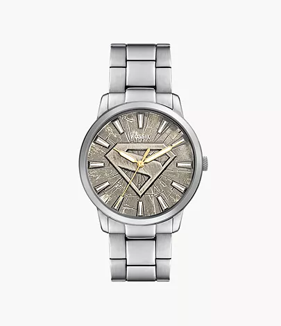 Superman X Fossil Limited-Edition S-Shield Watch Set