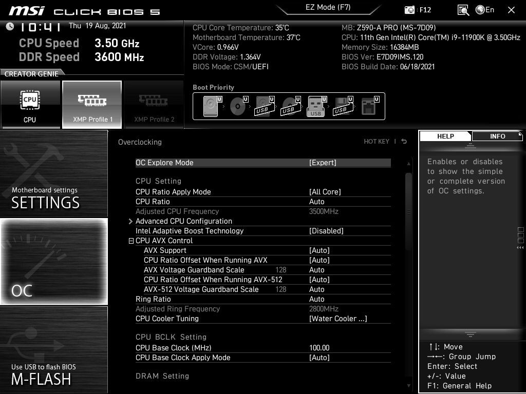 MSI MAG Z590-A Pro