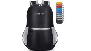 Image shows the Zomake Lightweight Foldable Backpack.