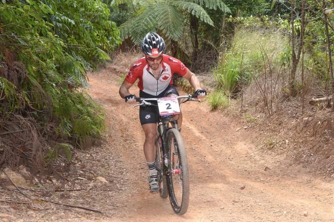Cory Wallace on the chase in the Dinden National Park in Far North Queensland
