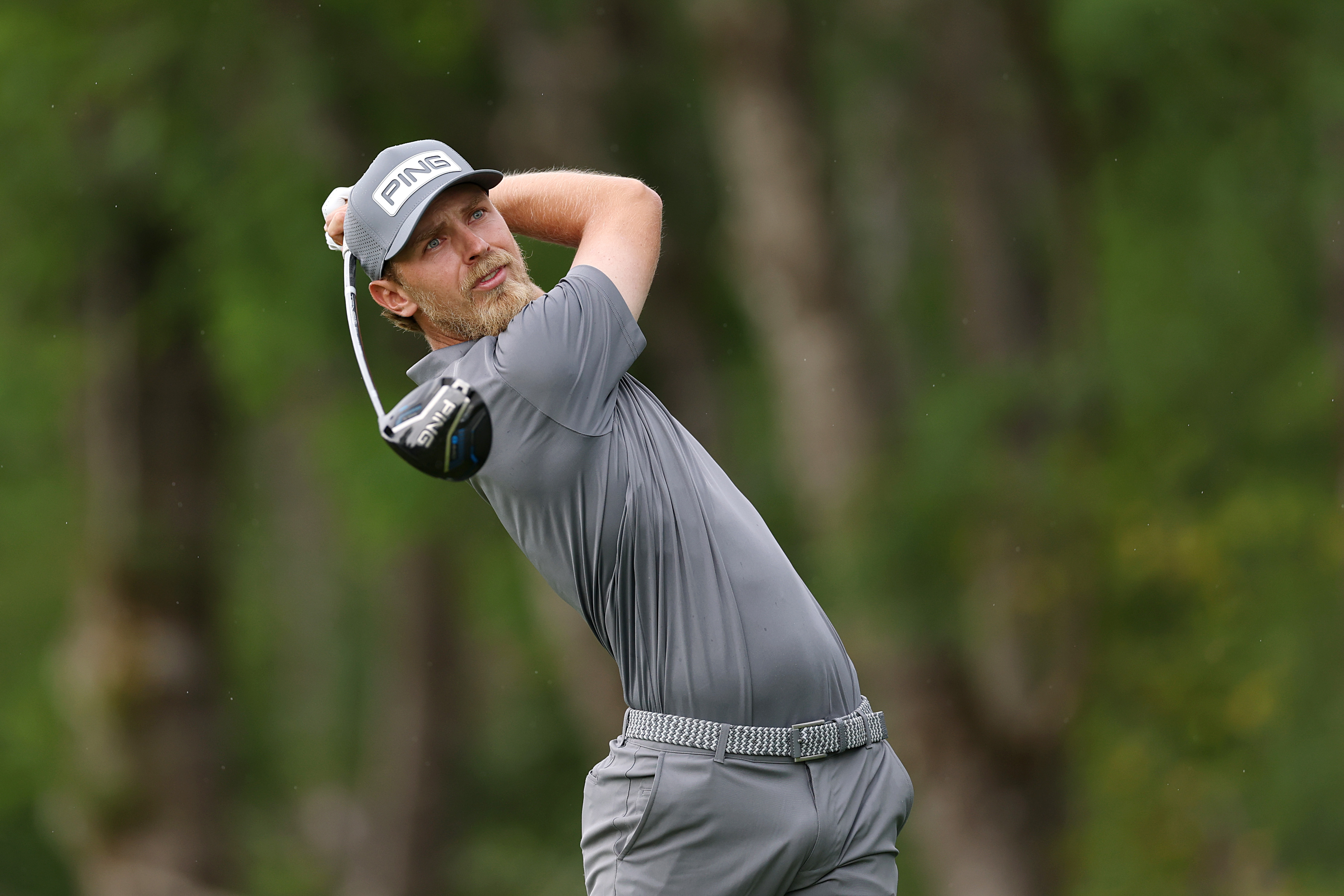Kristoffer Reitan hits a driver