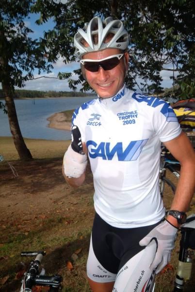 Race leader Urs Huber (Team St&ouml;ckli-Craft)