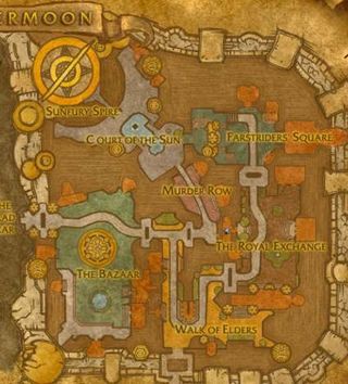 Silvermoon map High Resolution Picture - 1024 pixels wide