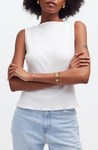 Madewell, Rib Boat Neck Tank