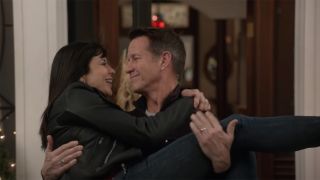 James Denton and Catherine Bell's Sam and Cassie in love in Good Witch. 
