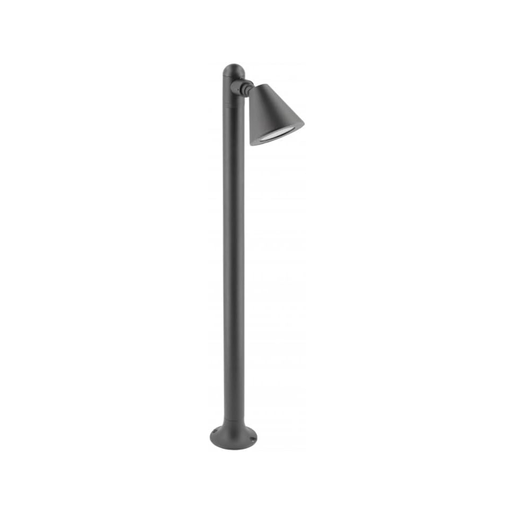 black adjustable head bollard light