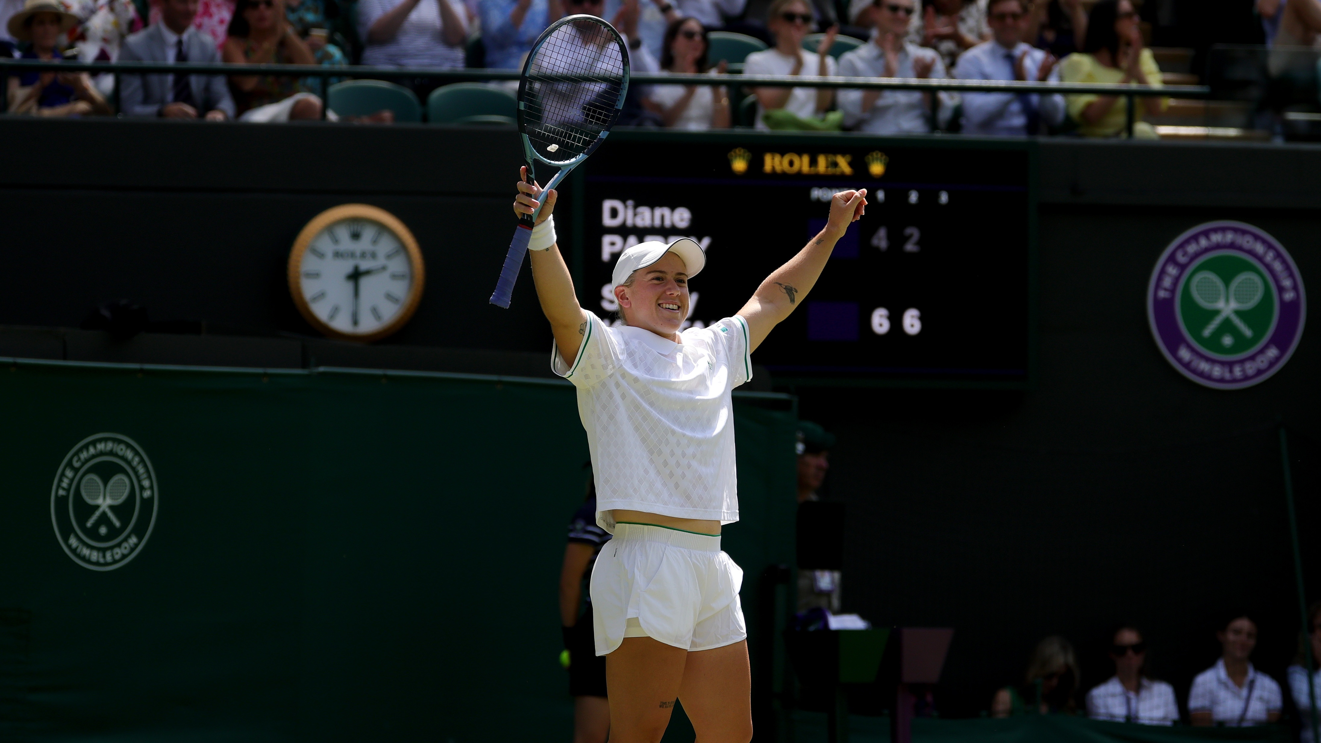 Sonay Kartal celebrates Wimbledon 3rd round success