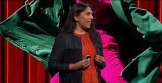 Deepa Subramaniam speaking at Adobe Max