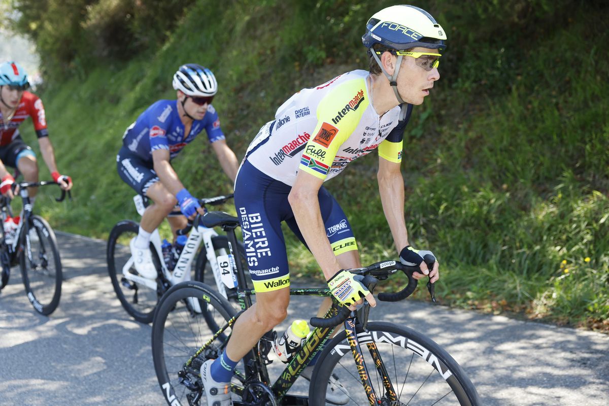 Vuelta Espana 2022 - 77th edition - 9th stage Villaviciosa - Les Praeres. Nava 171,4 km - 28/08/2022 - Louis Meintjes (RSA - Intermarch&Atilde;&copy; - Wanty - Gobert Mat&Atilde;&copy;riaux) - photo Rafa Gomez/SprintCyclingAgency&Acirc;&copy;2022