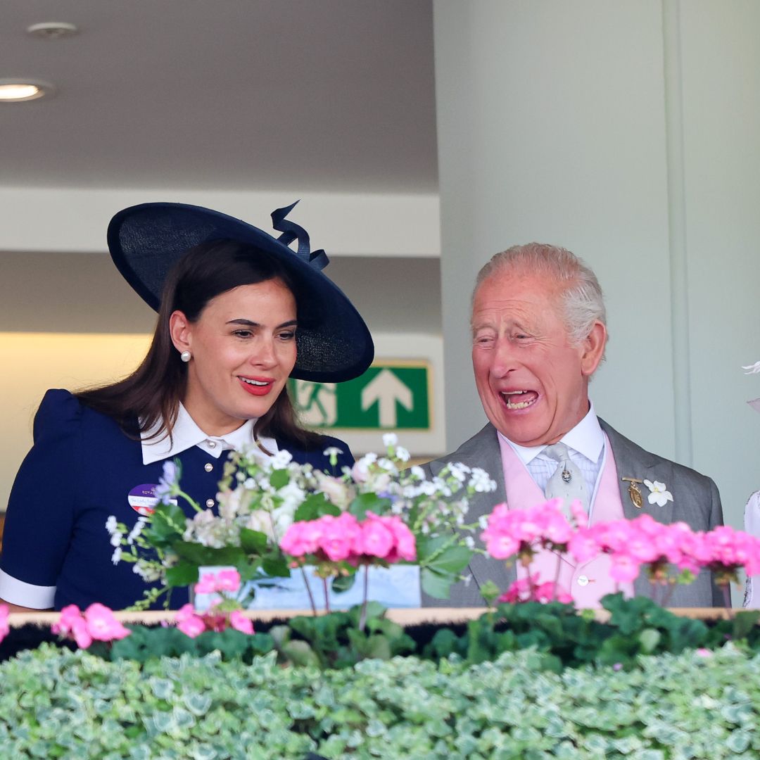 Sophie Winkleman with the King