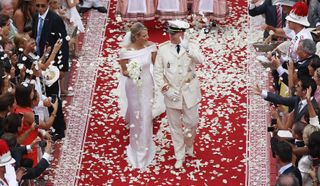 Princess Charlene on her wedding day in 2011