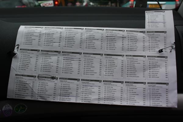Inside the Garmin team car