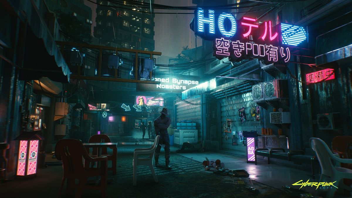 Cyberpunk 2077 Rain Screenshot