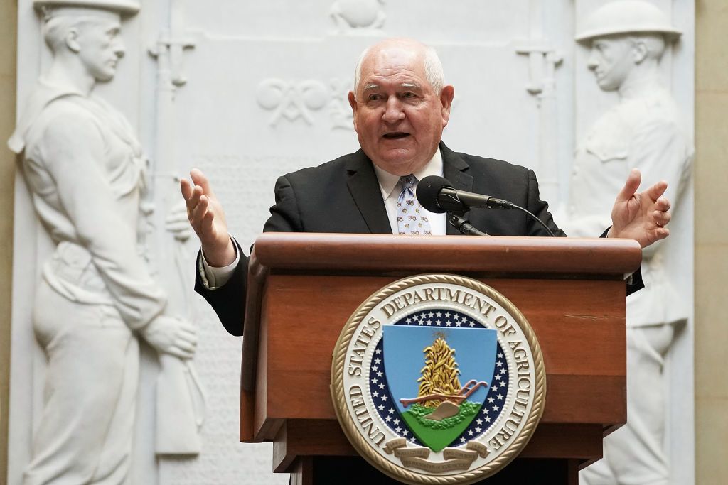 Agriculture Secretary Sonny Perdue