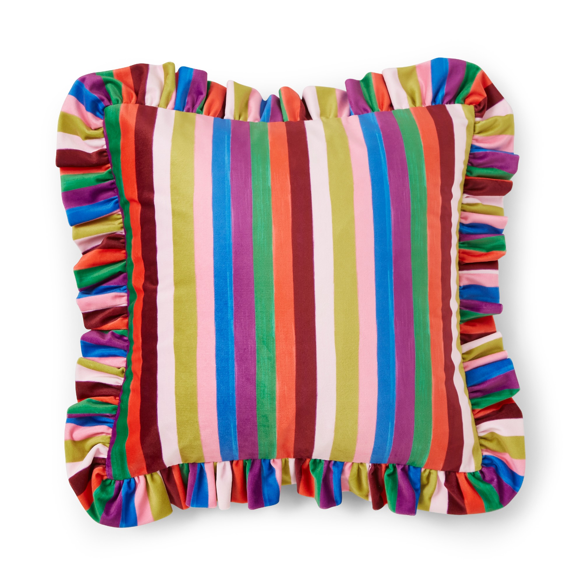Dunelm x Sophie Robinson Prism Stripe Square Cushion