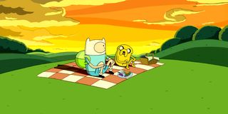 Finn and Jake on Adventure Time