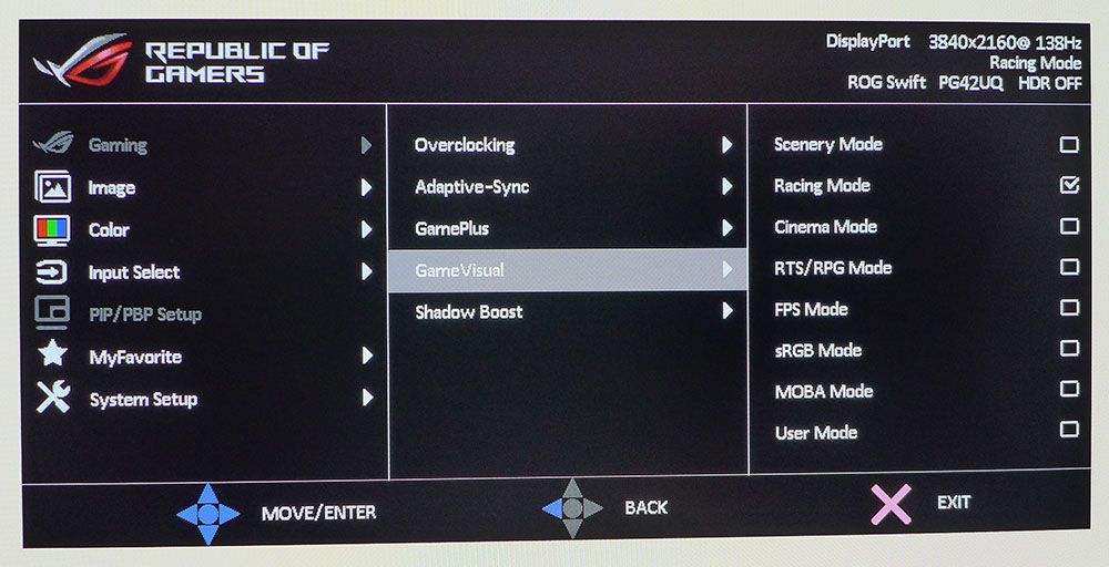 Asus ROG Swift PG42UQ
